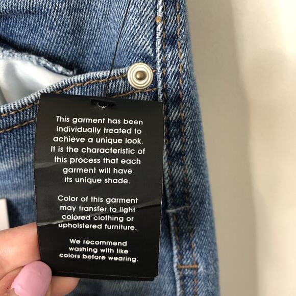 Celebrity Pink NWT Women's Skinny Mid-Rise The Rider Distressed Jeans Size 5/27 - Picture 8 of 13